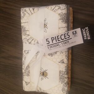 5 pc material 18"x 21" each fabric bundle